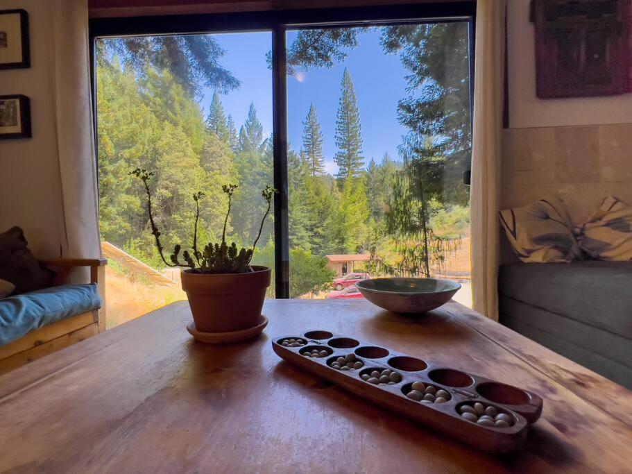 Little House In The Redwoods With A Hot Tub! Leilighet Garberville Eksteriør bilde